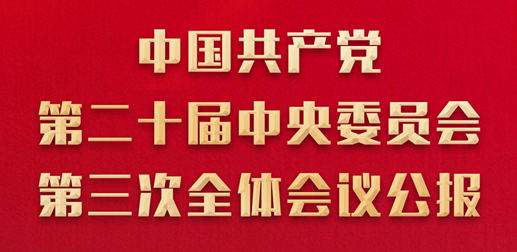 中國共產黨第二十屆中央委員會第三次全體會議公報